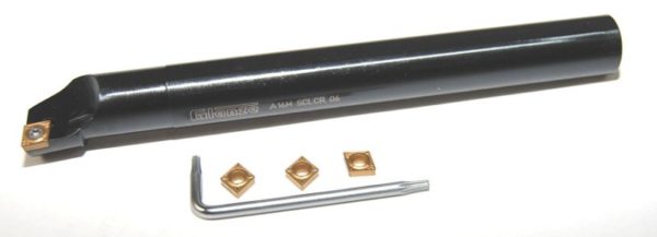 Glanze Indexable Through Coolant CCMT  Boring Bar Set - 16 mm Shank With 4 Inserts