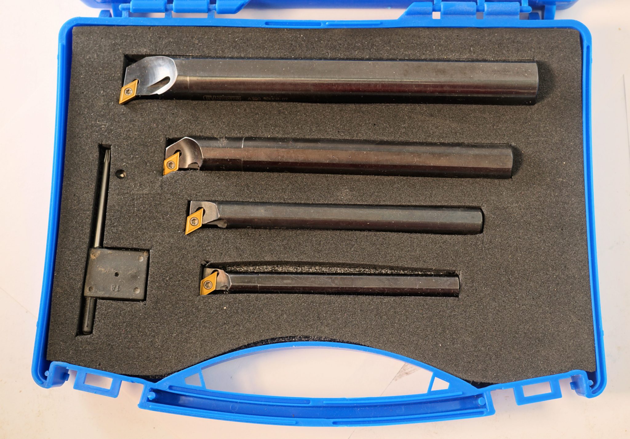 Glanze Indexable Through Coolant CCMT Boring Bar Set 16 mm Shank With