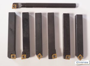 Set of 10 mm CCMT Glanze Mini Indexable Turning Tools