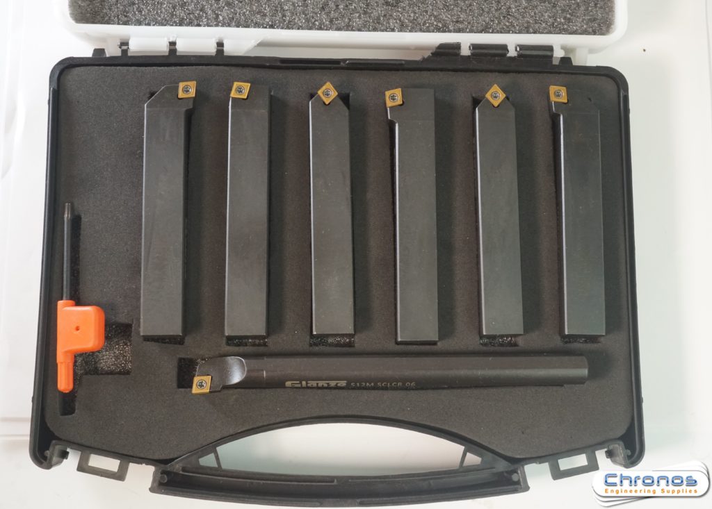 Set of 16 mm CCMT Glanze Mini Indexable Turning Tools