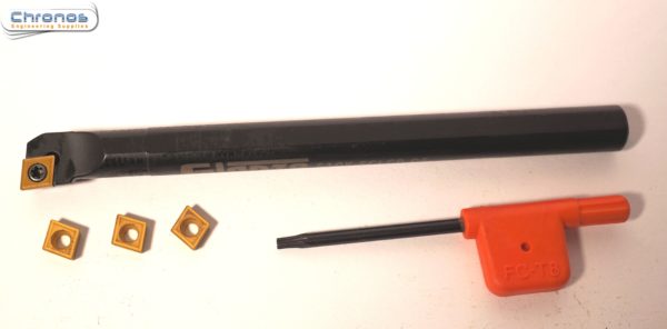Glanze CCMT Indexable Boring Bar Set with 4 Inserts 10 MM Shank - Image 3