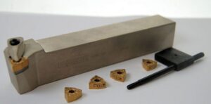 Rigid Clamp Glanze GWLNR Industrial Turning Tool with 5 Inserts 25 mm Shank