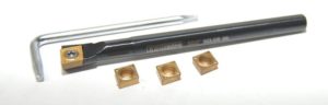 Glanze CCMT Indexable Boring Bar Set with 4 Inserts 6 MM Shank